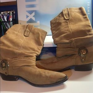 Men’s Real Leather Soft Cowboy Boots